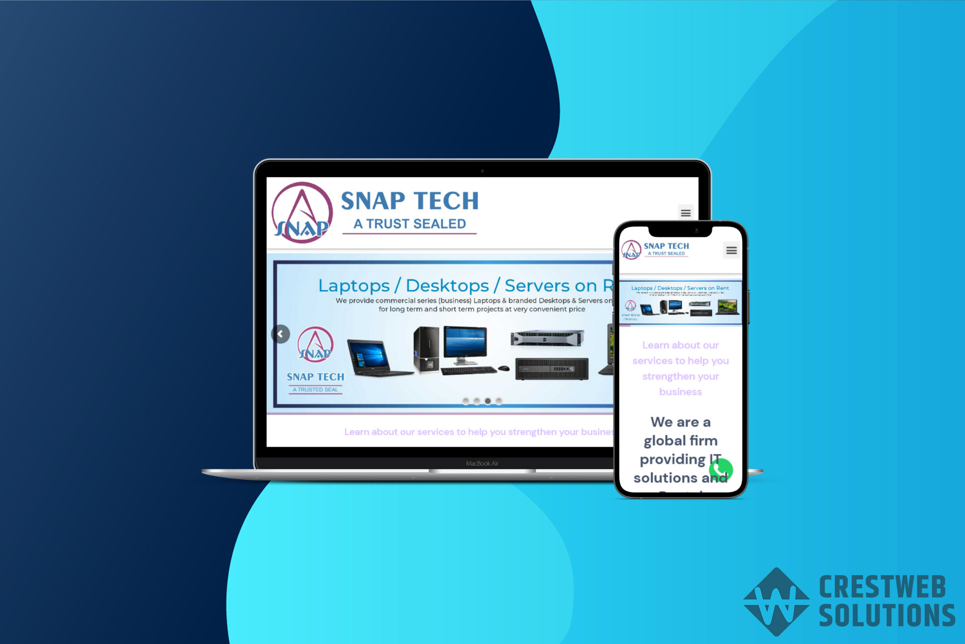snaptech-catalogue-website-developed-by-crestweb-solutions